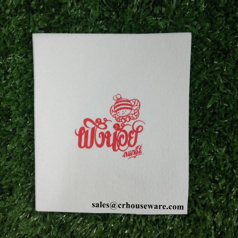 กระดาษเช็ดปากแบบสกรีนลาย รหัส NTDK-10