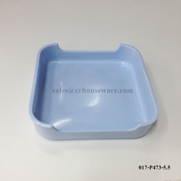เก๊ะสุกี้เมลามีน มุมเหลี่ยม 5.5" 017-P473-5.5