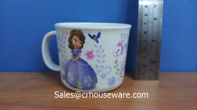 แก้วน้ำมีหู 3 นิ้ว ลายSofia