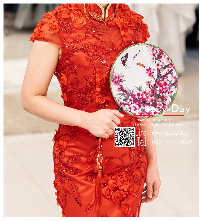 พัดเจ้าสาว หรูๆ พร้อมส่ง ของใช้จำเป็นในงานแต่งจีนของฝ่ายหญิง