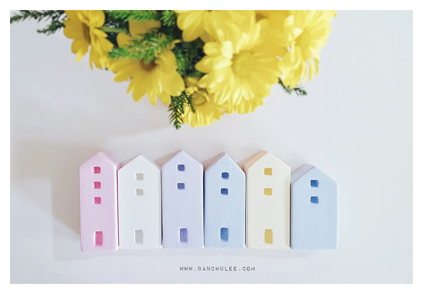 Wooden Pastel Village