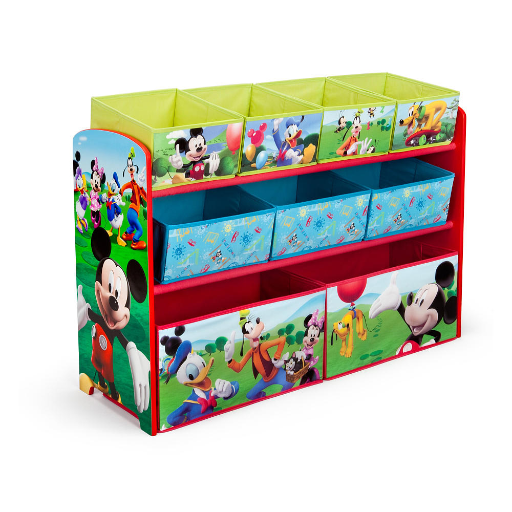 ชั้นเก็บของเล่นขนาดใหญ่ Disney Multi-Bin Toy Organizer ลาย Mickey Mouse (พร้อมส่ง)