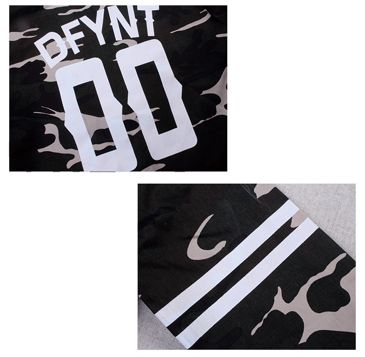 ชุดกันหนาวเด็ก ชุดเสื้อแขนยาวลายทหาร+กางเกงขายาว