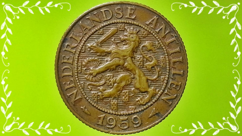 เหรียญ เงินตรา ประเทศ เนเธอร์แลนด์ CENT 1959