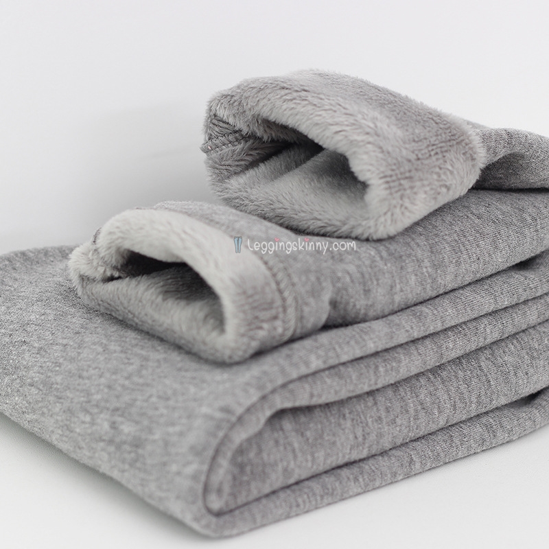 กางเกงผ้าฝ้ายบุขนกันหนาวเด็ก มีหลายสี