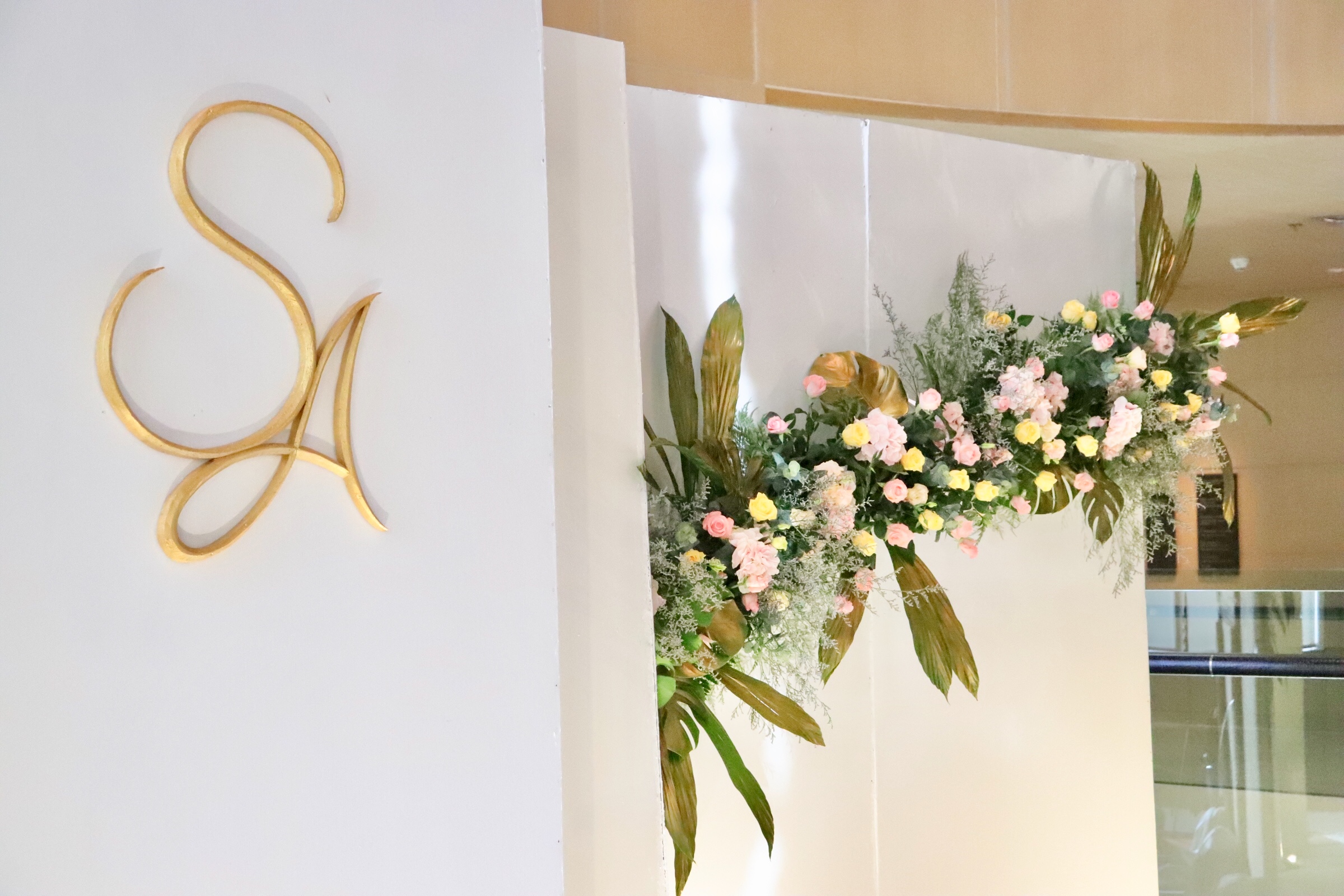 Backdrop งานมงคลสมรสโรงแรมแมริออท สุขุมวิท