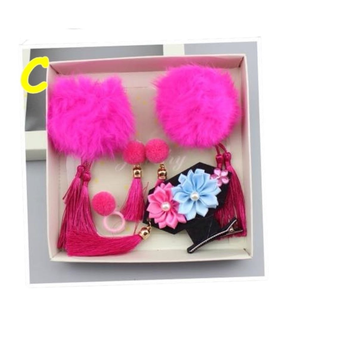 กิ๊บติดผมตรุษจีน เซ็ทกิ๊บรวม