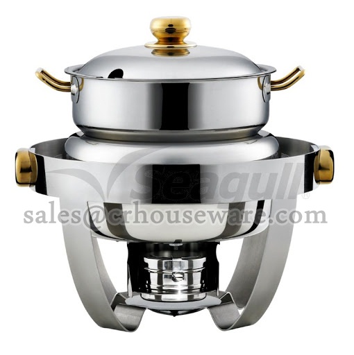 ชุดอุ่นซุปกลม (หม้อซุปใหญ่ 28 ซม.) Round Soup Station (Large Soup Tureen 28 cm) 005-100340208
