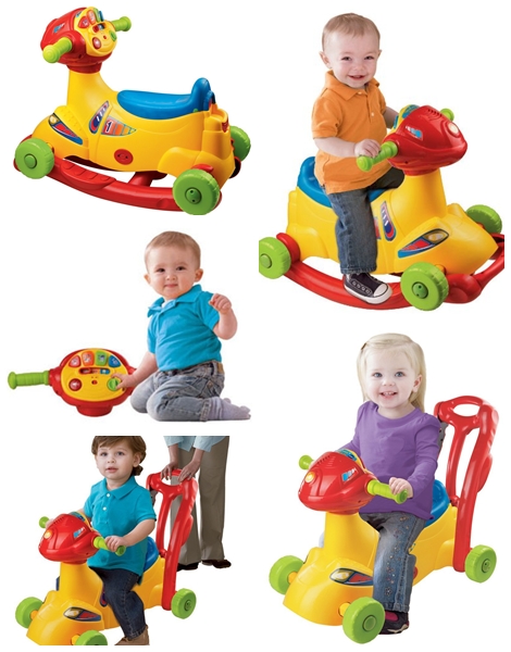 รถ 3 in 1 VTech Sit-to-Race Smart Wheels Ride-On