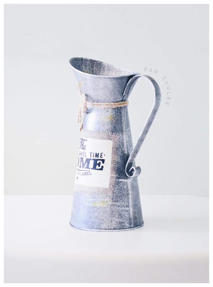 Rustic Metal Vase