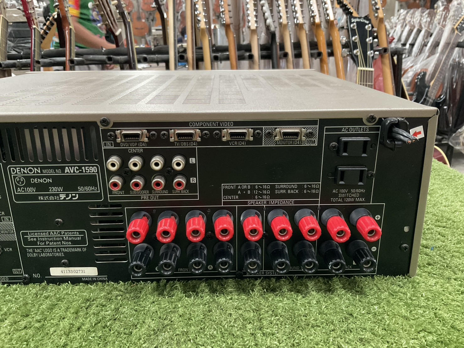 เครื่องขยายเสียง DENON : AVC-1590 สินค้าไม่พร้อมใช้งาน (ต้องซ่อม)