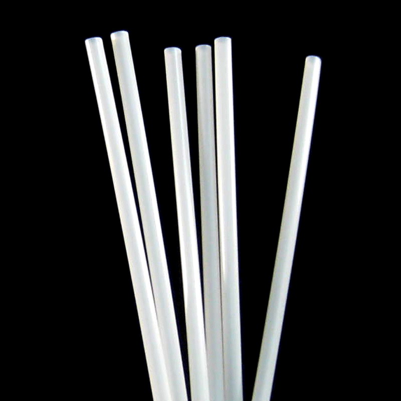 หลอดตรงยาวสีขาว ( 250 ชิ้น )