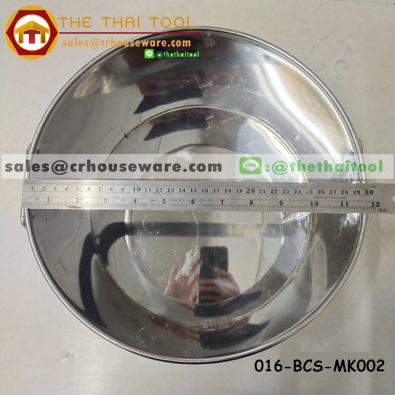 หม้อทำข้าวเกรียบปากหม้อ 3 ช่องใช้กับเตาแม่เหล็กไฟฟ้าได้ 30 ซม.