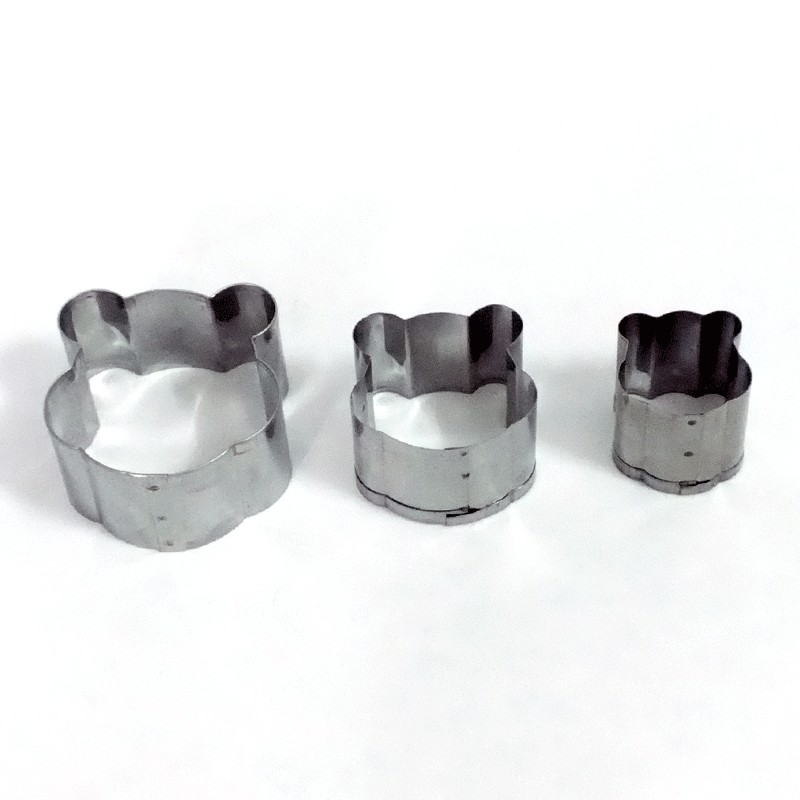 พิมพ์กดสเตนเลส หมี ชุด 1x3