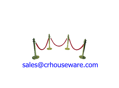 เสากั้นทางเดินทองเหลือง Brass Post Stanchiont 002-UC-017