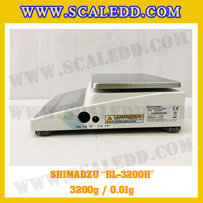 เครื่องชั่งดิจิตอลทศนิยม2ตำแหน่ง BL-3200H พิกัด 3200g x 0.01g เครื่องชั่งละเอียดสูง3200g เครื่องชั่งน้ำหนัก3200g ตาชั่ง3200กรัม ตาชั่งน้ำหนัก3200g ยี่ห้อ SHIMADZU รุ่น BL-3200H