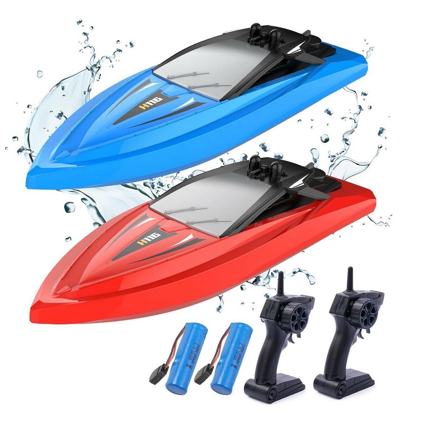 เรือบังคับ 2 ลำ Kidfavor H116 RC Boat 2 Pack