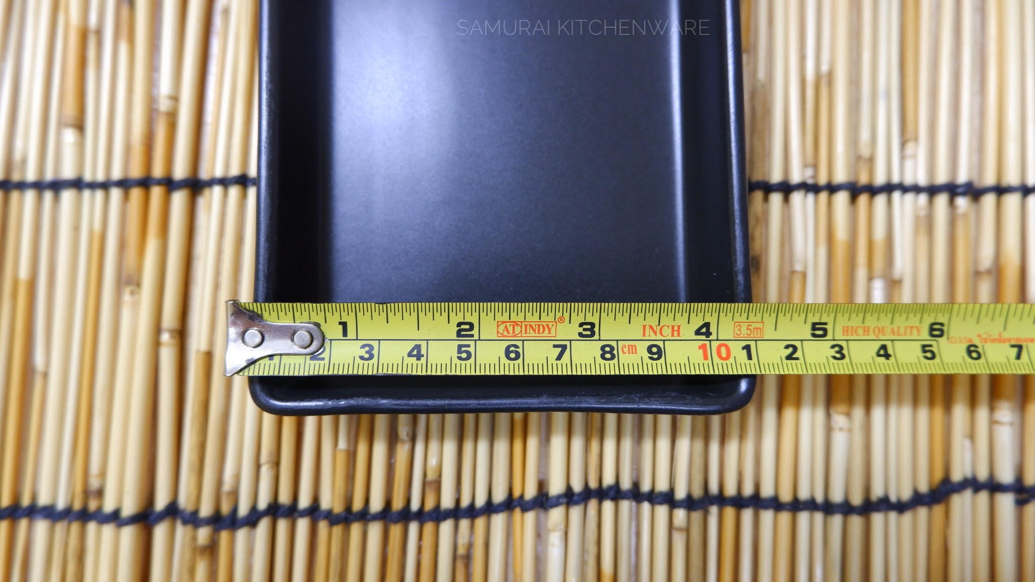 ถาดเบิร์นซูชิ สีดำ (43 cm)