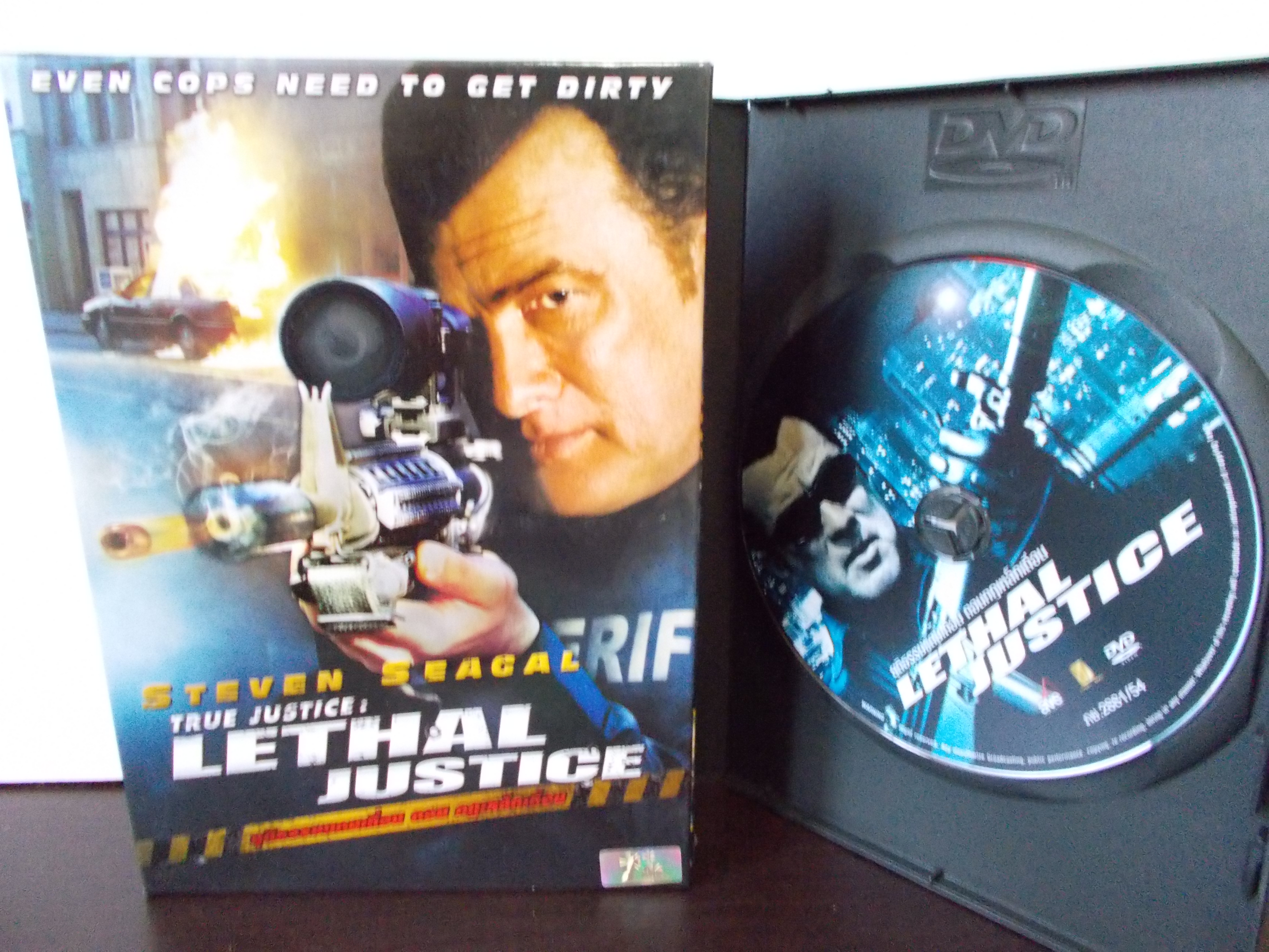 DVD LETHAL JUSTICE Steven Seagal