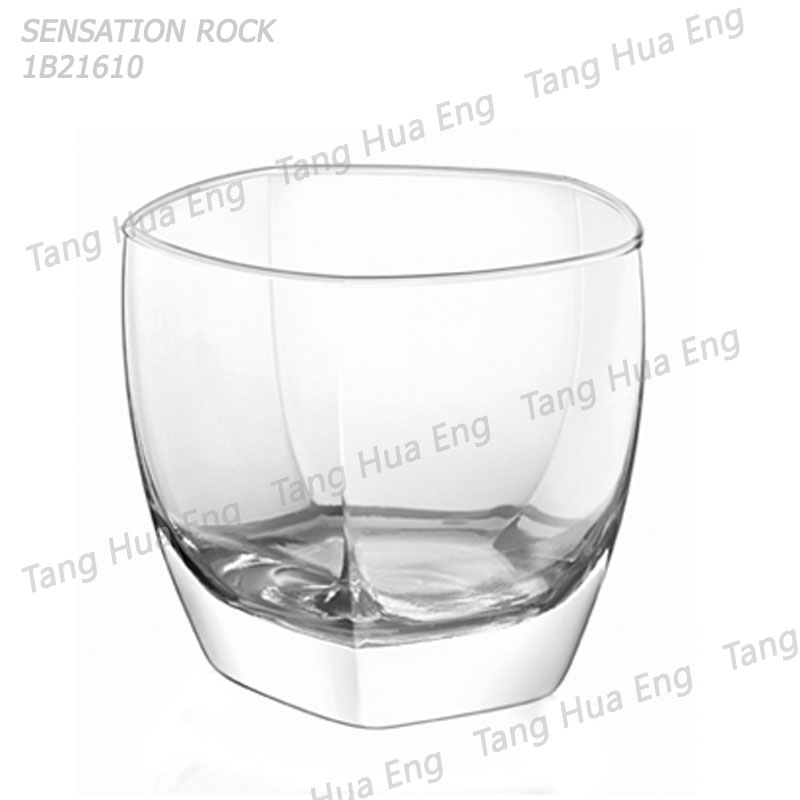 (1โหล) แก้ว SENSATION DOUBLE ROCK, 285 มล. #1B21610 ยี่ห้อโอเชี่ยน