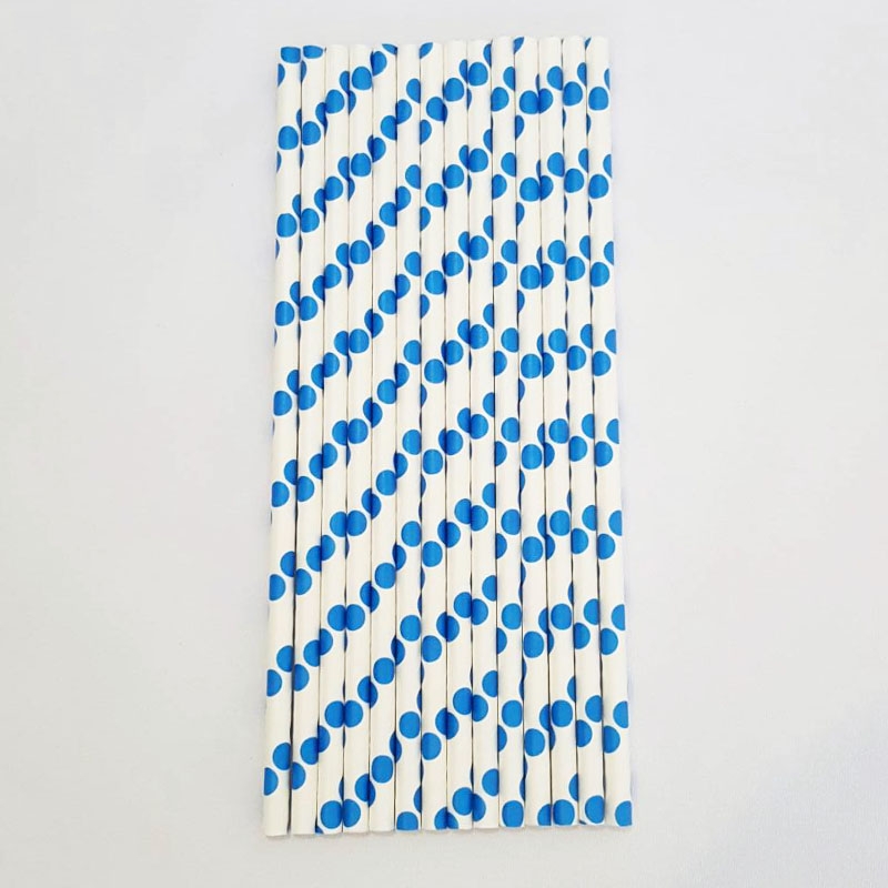 หลอดกระดาษคละลาย ขนาด 5 มิล ยาว 19.5 ซม. ( 500 ชิ้น )