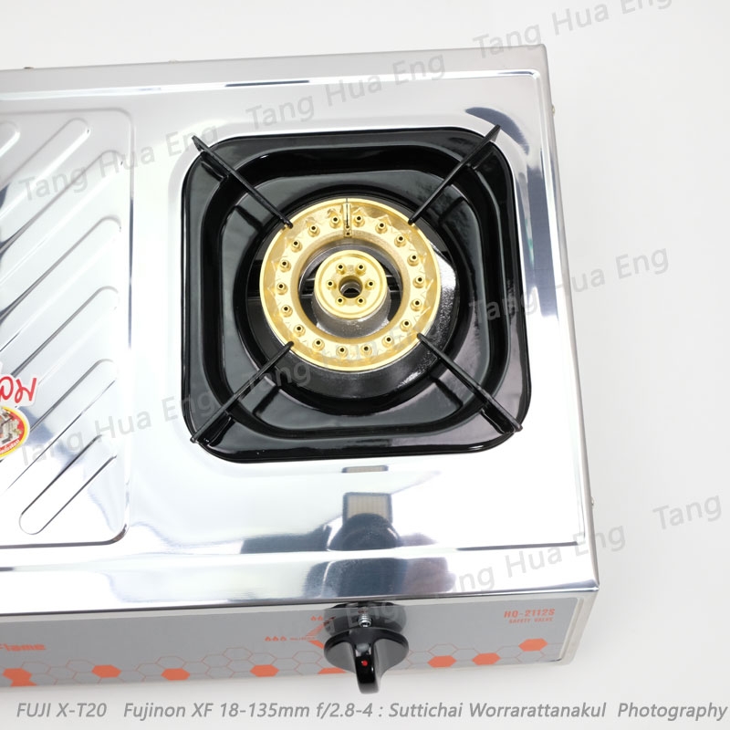 เตากล่องคู่เล็กสเตนเลส HQ2112S ยี่ห้อลัคกี้เฟลม