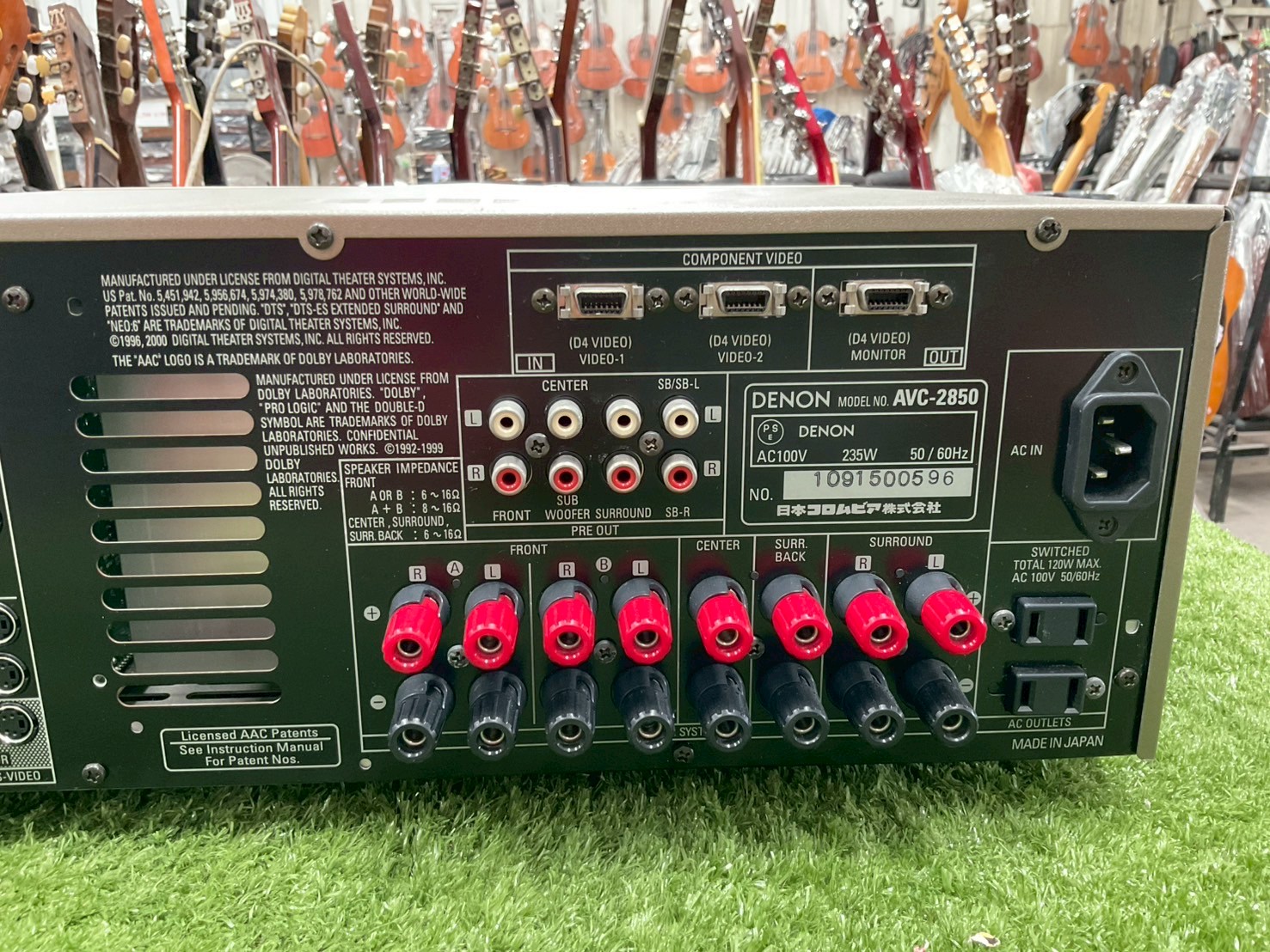เครื่องขยายเสียง DENON : AVC-2850 สินค้าไม่พร้อมใช้งาน(ต้องซ่อม)