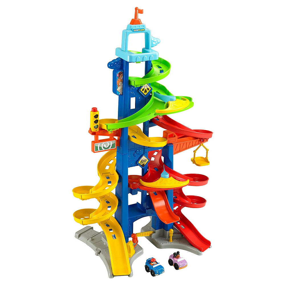 หอคอยรถแข่ง Fisher-Price Little People City Skyway