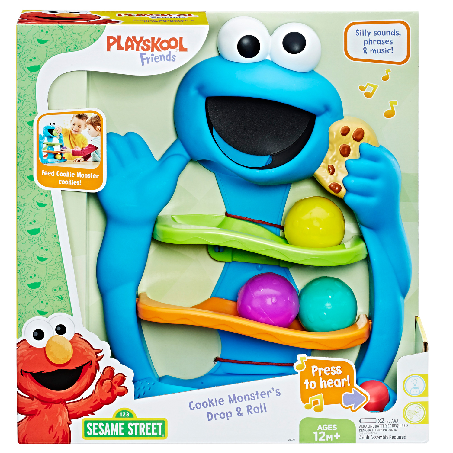 บอลหยอด Sesame Street Playskool Friends Cookie Monster’s Drop & Roll