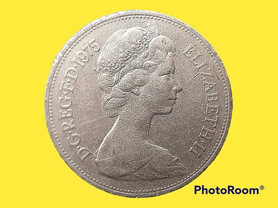 เหรียญ เงินตรา ประเทศ สหราชอาณาจักรบริเตนใหญ่และไอร์แลนด์เหนือ Pence (New) 1975