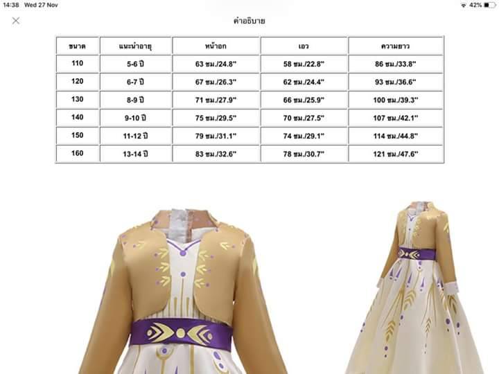 ชุดเจ้าหญิง โฟเซ่น แอนนา ภาค2