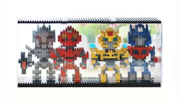 กล่องโชว์เลโก้จิ๋ว สีดำ(Display Case Black Color)