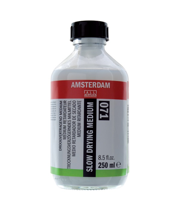 น้ำยาแห้งช้าสีอะคริลิค Amsterdam Slow Drying No.071, 250ml