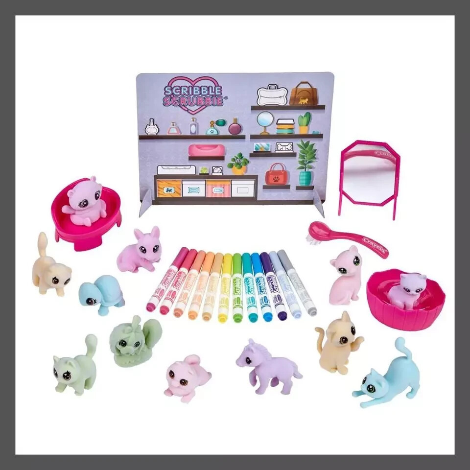 Crayola Scribble Scrubbie Beauty Shop Playset