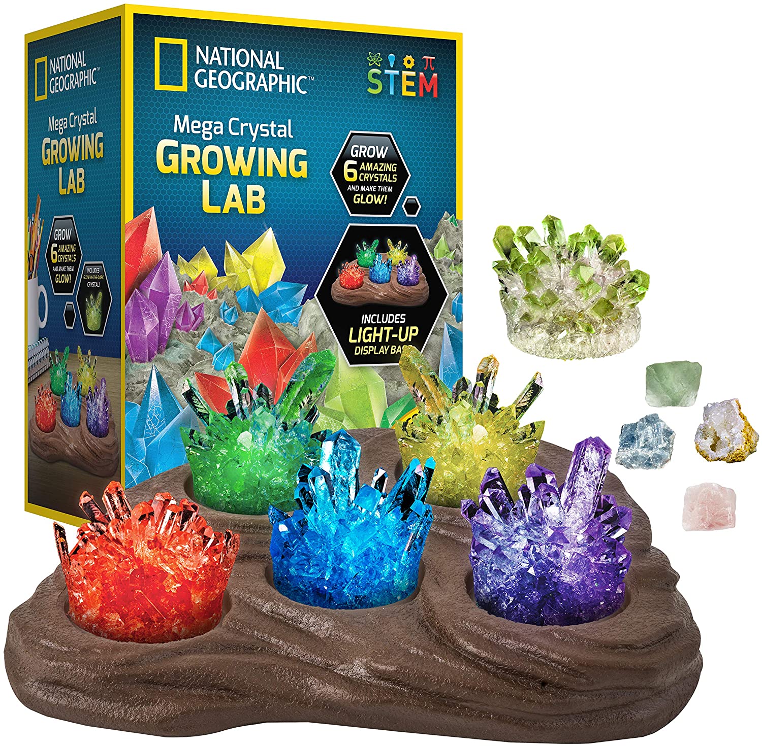 ชุดสร้างหินคริสตัล NATIONAL GEOGRAPHIC Mega Crystal Growing Lab