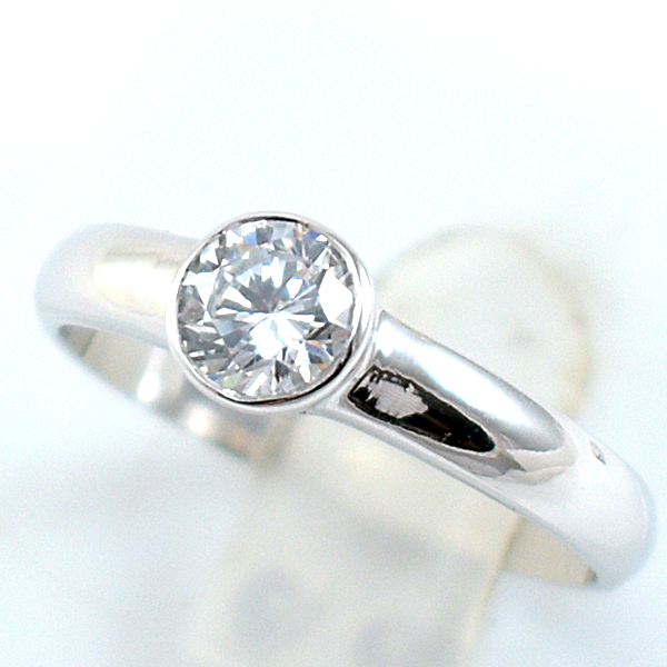 แหวนเงินแท้ราคาถูกชุบทองคำขาว เพชรCZแท้ 0.48 กะรัต งานประณีตสวยงาม สั่งผลิตค่ะ