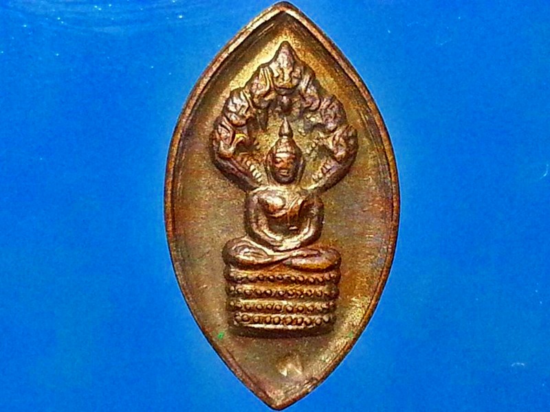เหรียญใบขนุน พระนาคปรก วัดขนุน จ.ศรีสะเกษ
