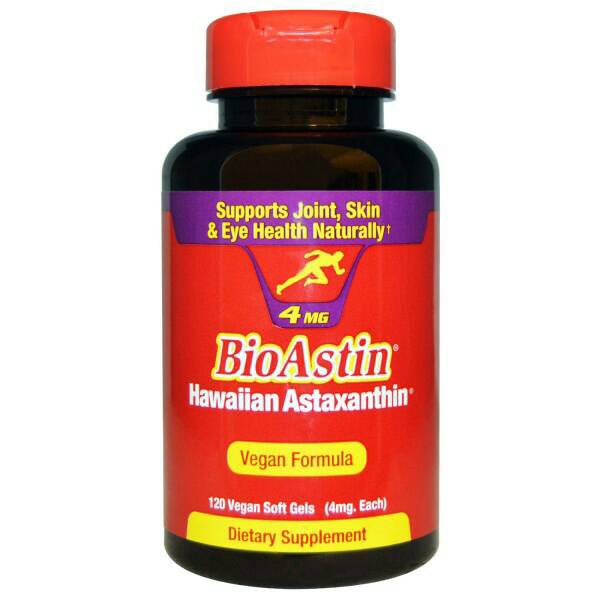 (Pre order)Nutrex Hawaii, BioAstin, Hawaiian Astaxanthin, 4 mg, 120 Vegan Soft Gels บำรุงสายตา ปกป้องผิวจากแสงแดดและรังสี UV ช่วยลดริ้วรอยก่อนวัย