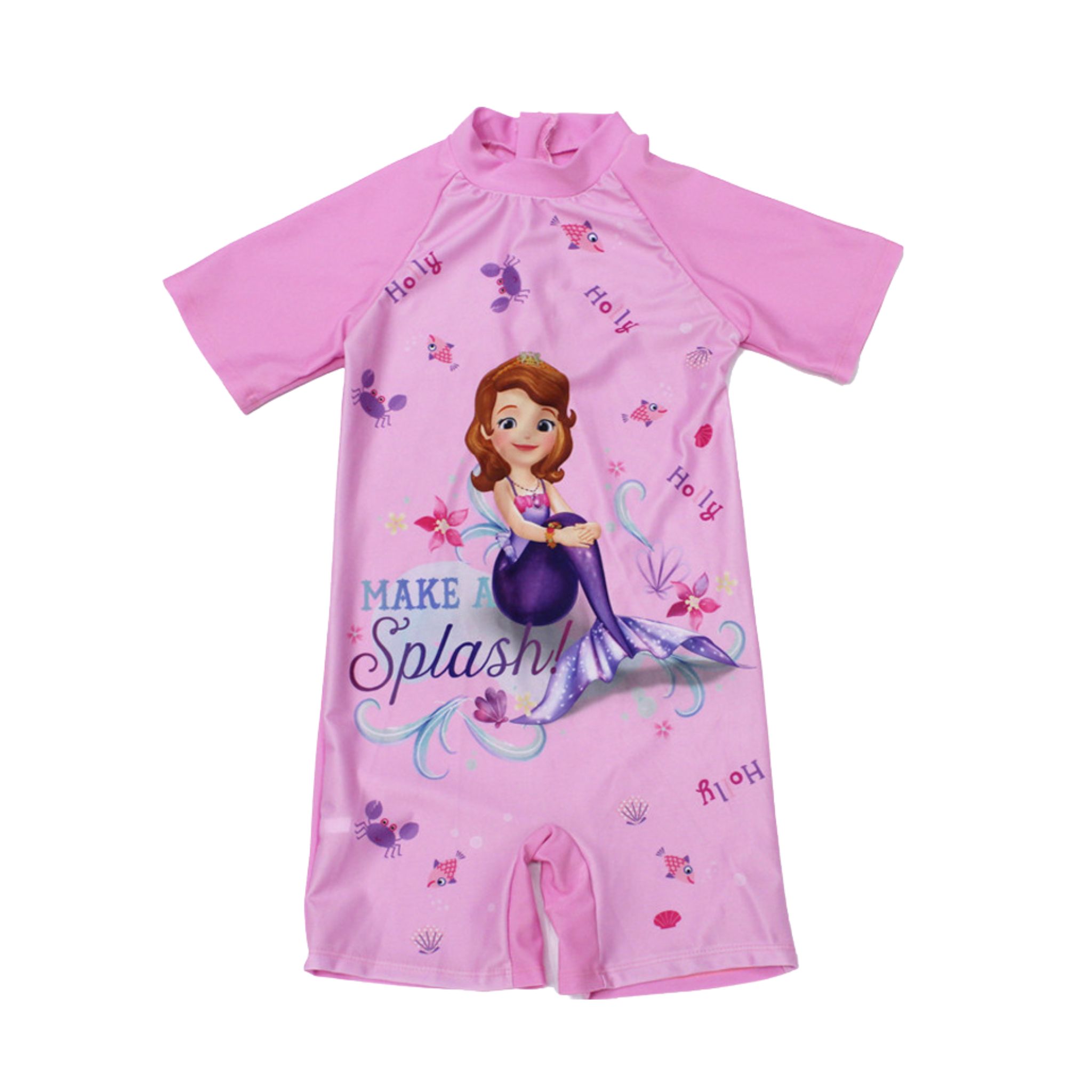 **พร้อมส่ง ชุดว่ายน้ำ ชุดบอดี้สูท ซิปหลัง กลุ่มเจ้าหญิง