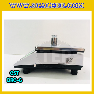 เครื่องชั่งนับจำนวน6kg ตาชั่งนับชิ้นงาน 6kg พิกัดน้ำหนัก 6kg ความละเอียด 0.2g ยี่ห้อ CST รุ่น DRC