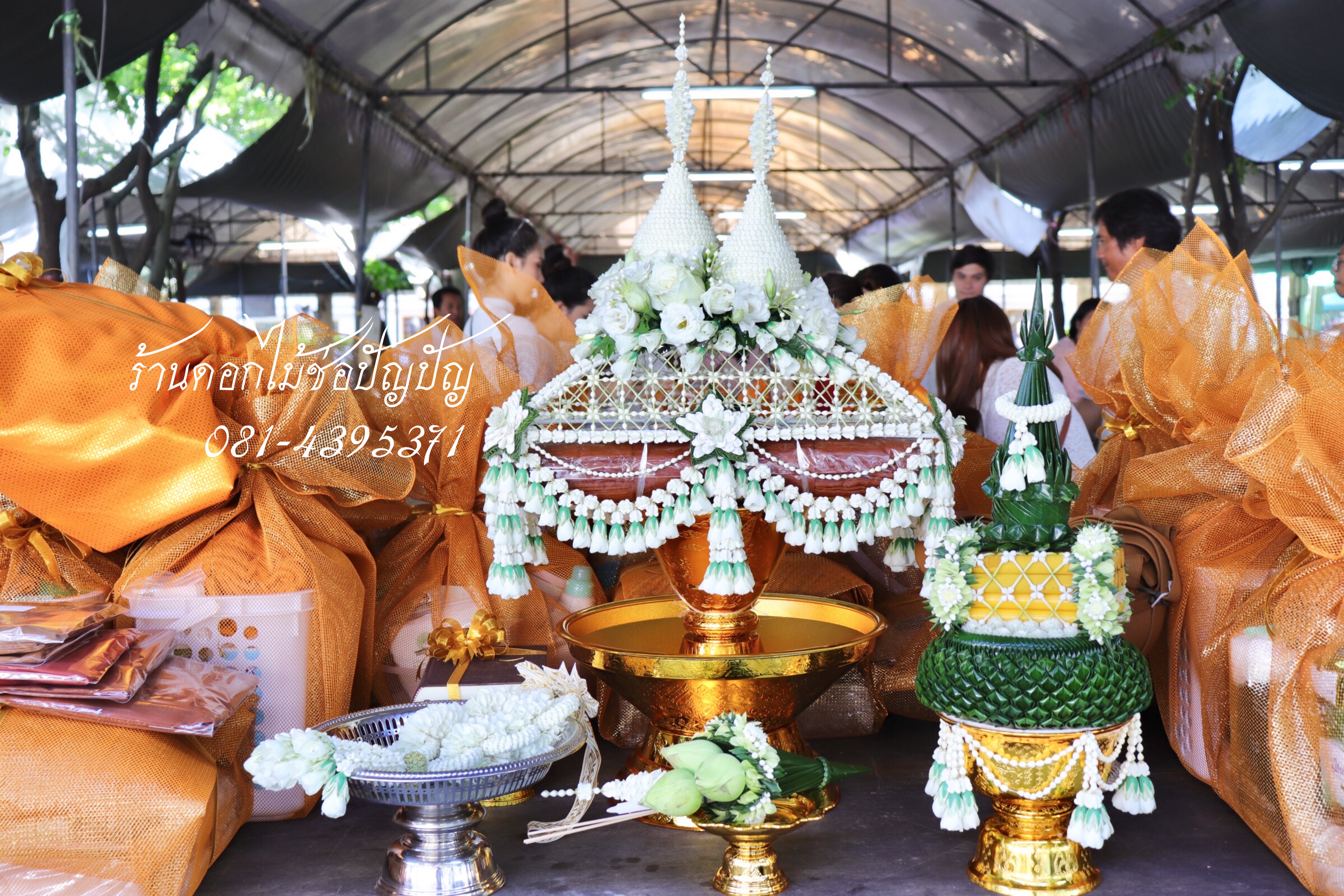 เครื่องบวชดอกไม้สด ชุดSmall set
