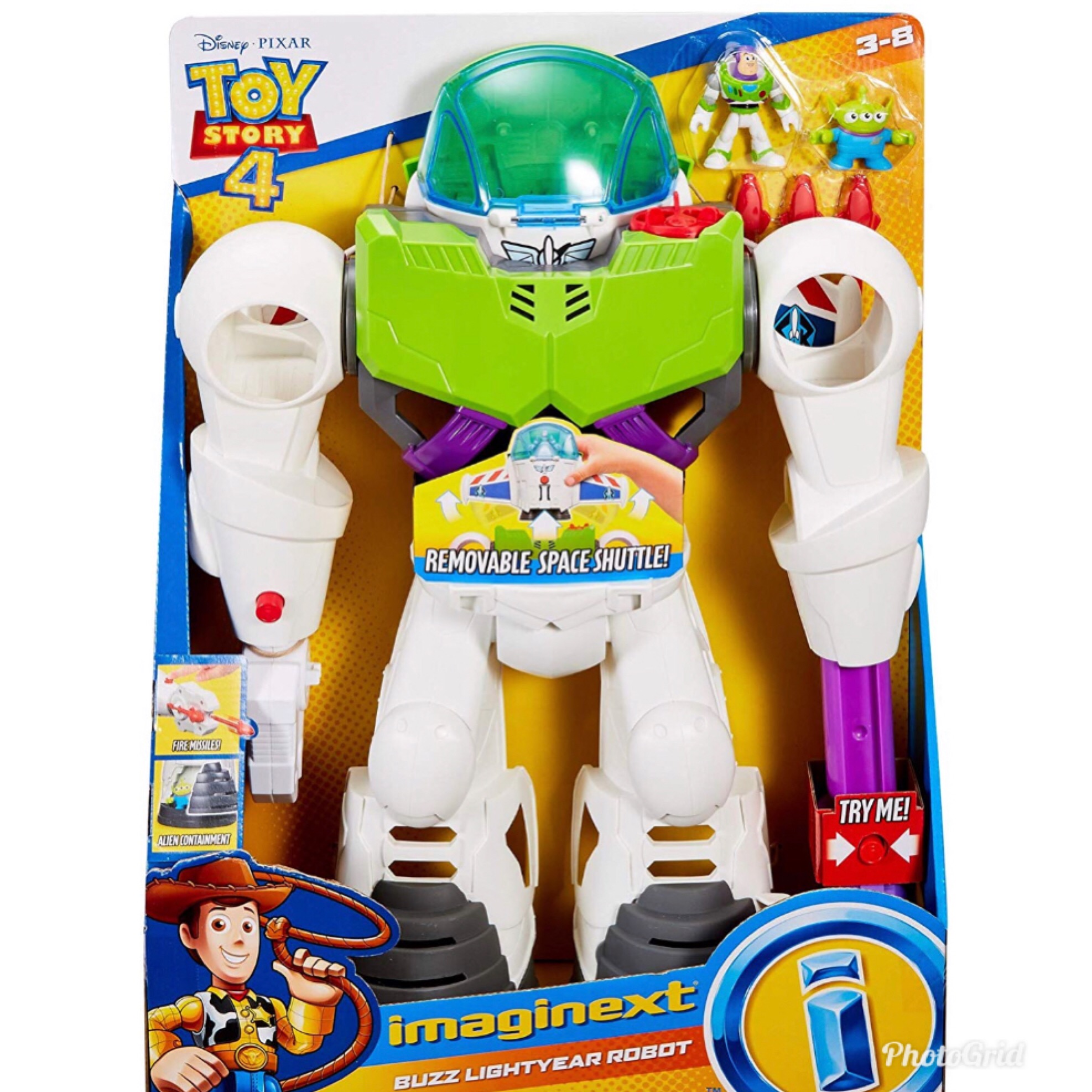 Fisher Price Imaginext Disney Pixar Toy Story 4 Buzz Lightyear Robot