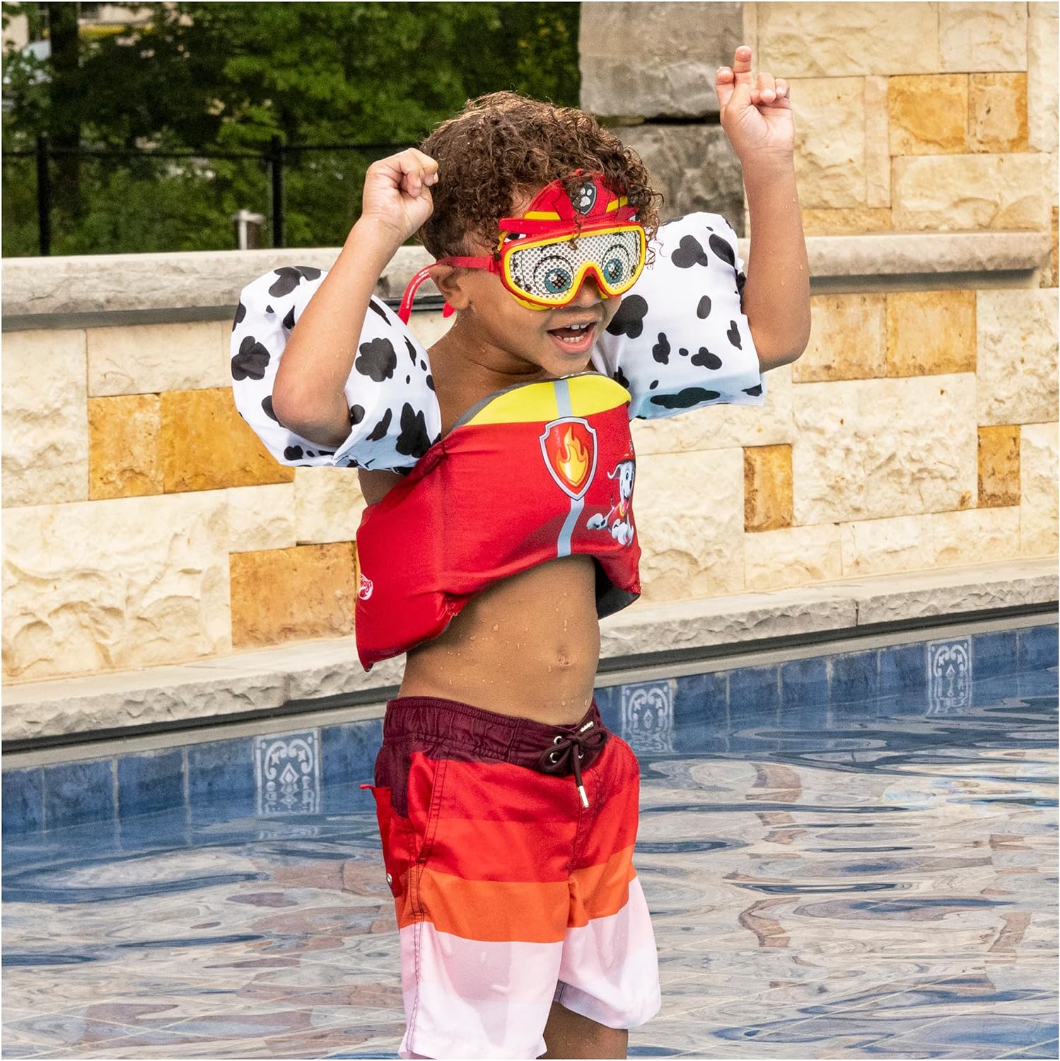 ชูชีพว่ายน้ำเด็ก SwimWays PAW Patrol Sea Squirt Marshall Life Jacket