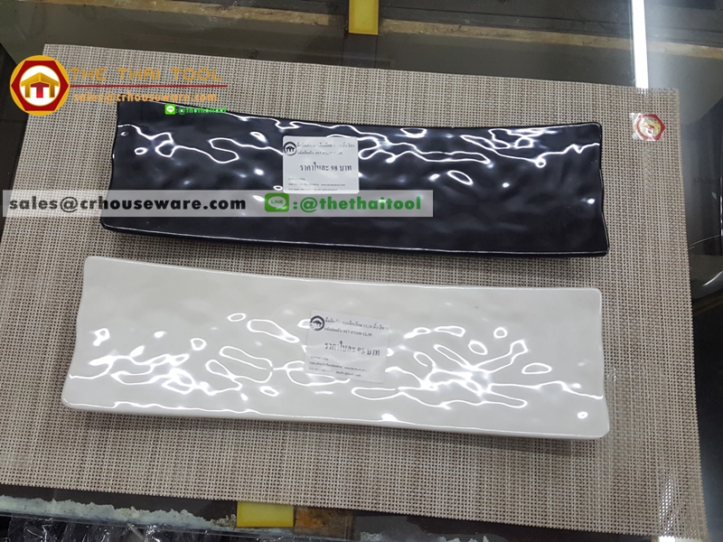 จานซูชิ 12.35 นิ้ว 017-P3208-12.35