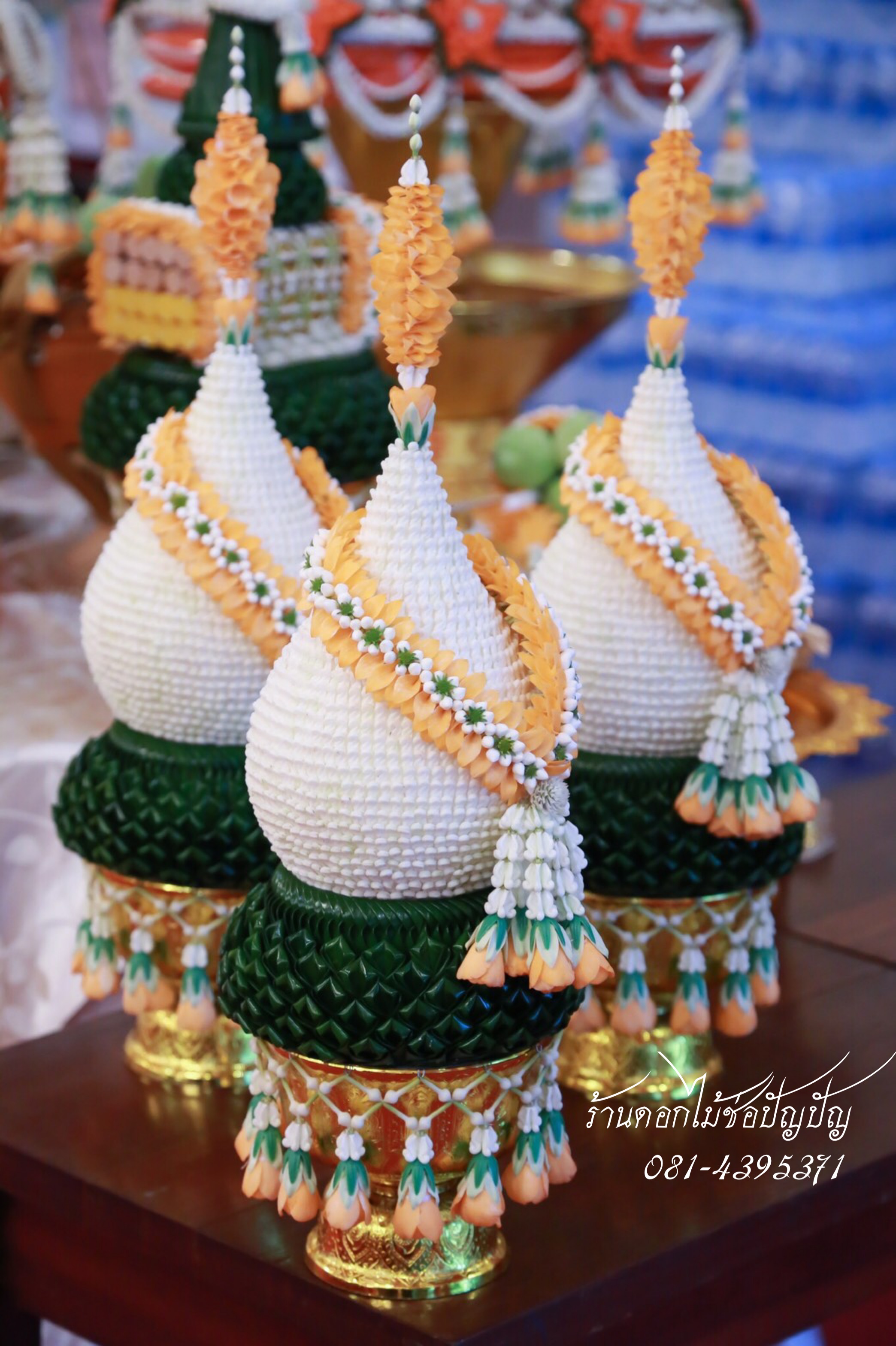 เครื่องบวชดอกไม้สด ชุดD7