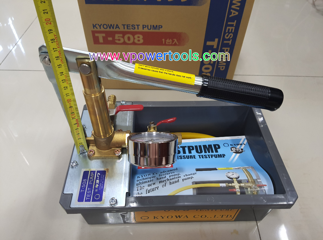 KYOWA T-508 ปั๊มเทสท่อญี่ปุ่น แบบมือโยก (Max 5Mpa)