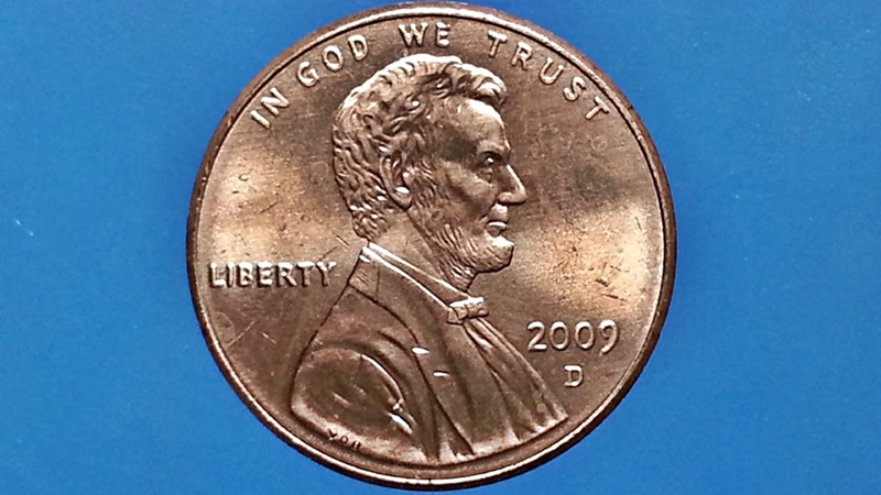 เหรียญ เงินตรา ประเทศ สหรัฐอเมริกา Cent 2009D