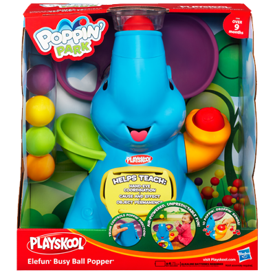 ช้างเป่าบอล Playskool Poppin' Park Elefun Busy Ball Popper
