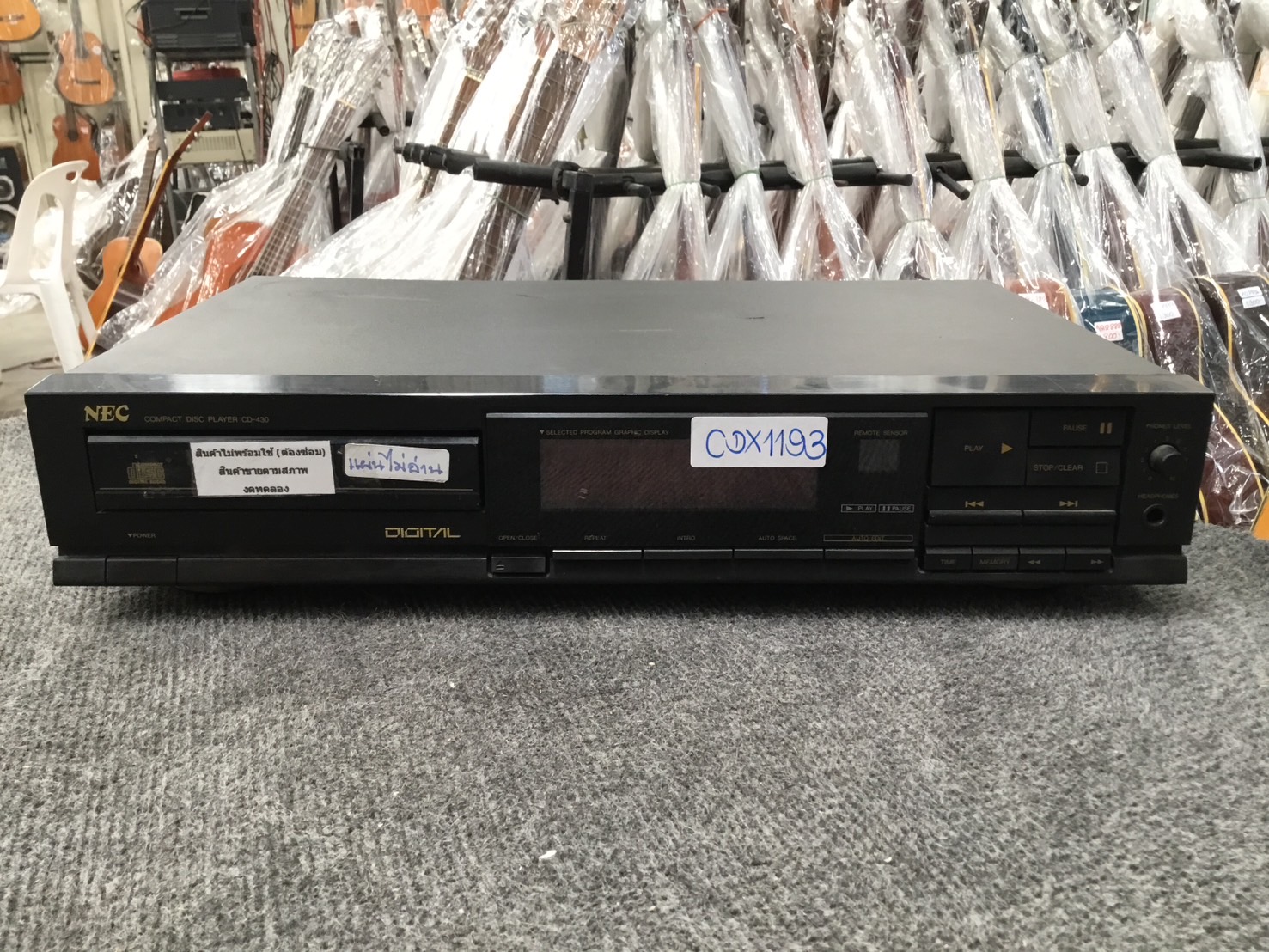เครื่องเล่น CD - NEC : CD-430 สินค้าไม่พร้อมใช้(ต้องซ่อม)