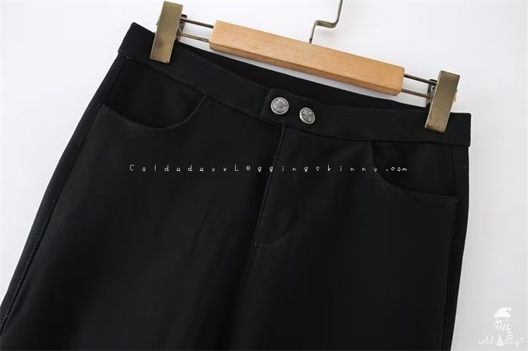 กางเกงสกินนี่กันหนาวบุขนสัตว์ สำหรับสาวอ้วน สาวอวบ ไซส์ใหญ่ XL-6XL